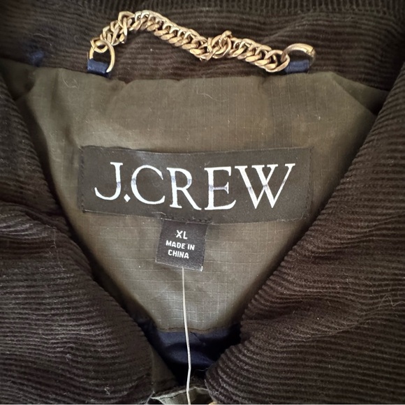 J Crew Short Barn Jacket in Mossy Brown | XL NWT - Picture 11 of 15